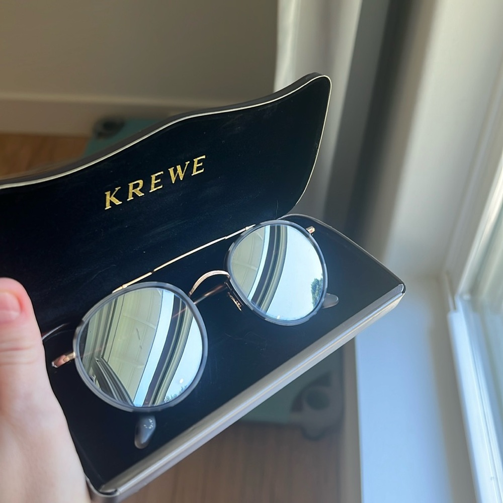 Krewe Poydras sunnies - 24k matte & tortoise